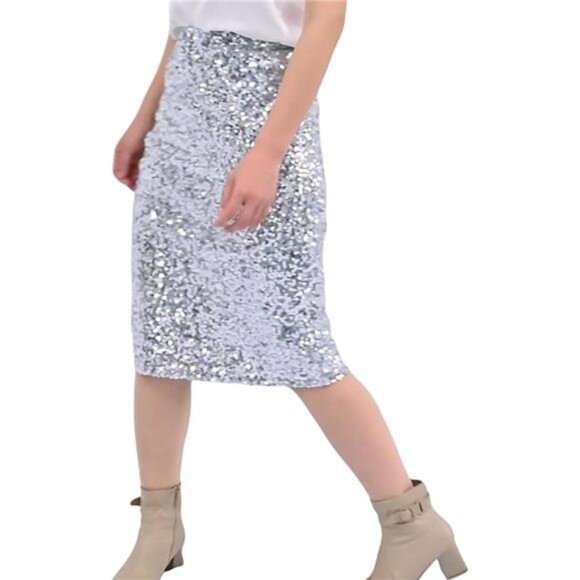 Sparkly Glitter Skirt for Women - Holiday, Christmas Party - Picture 3 of 7